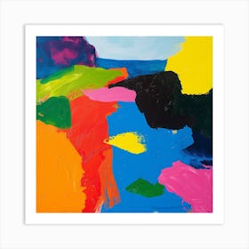 Abstract Travel Collection Galapagos Islands Ecuador 1 Art Print