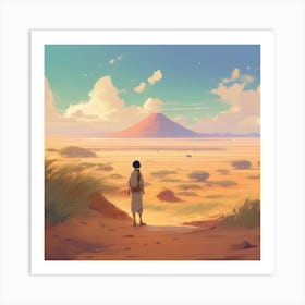 Desert Landscape 74 Art Print