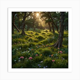 Fairy Garden 29 Art Print