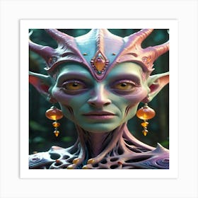 Elven Woman Art Print