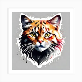 Cat'S Head Art Print