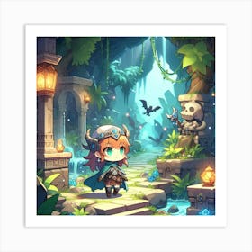 Tiny Tales From A Lost Kingdom 4 Art Print