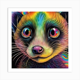 Rainbow Fawn Art Print