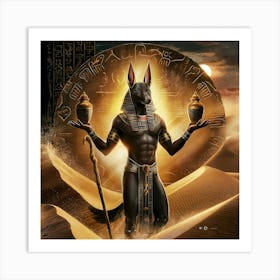 Egyptian God 2 Art Print