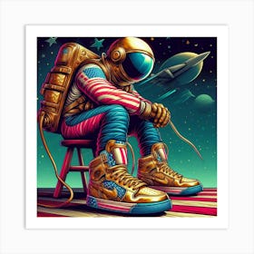 "The Space Race" Cosmic Knots Collection [Risky Sigma] Art Print