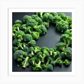 Florets Of Broccoli 1 Art Print