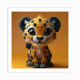 Cheetah Cub 13 Art Print