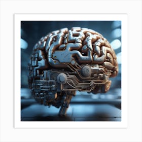 Artificial Brain 72 Art Print