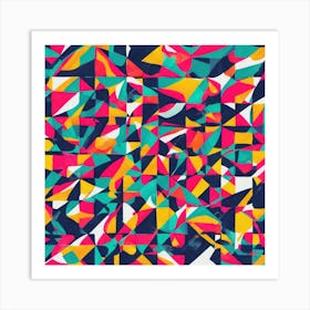 Abstract Geometric Pattern 16 Art Print