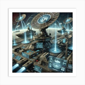 Advanced Comm System Desolate Class Converted Art Print