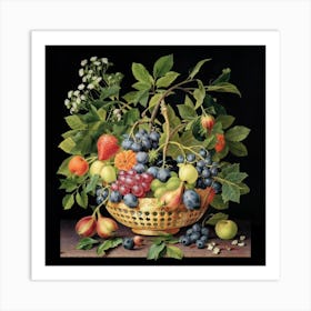 A collection of different delicious fruits 8 Art Print