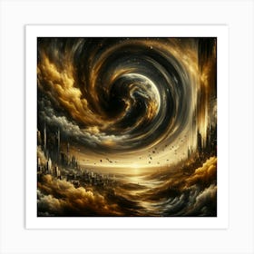 Spiral City Art Print