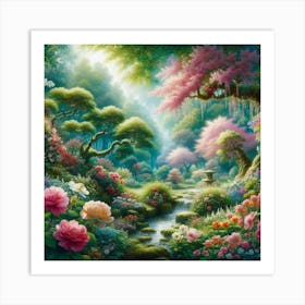 Zen Garden 1 Art Print