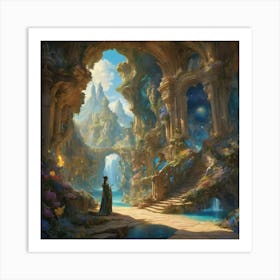 Fairytale Castle art print paintings 1 Art Print