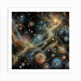 Nebula-Inspired by: Hilma af Klint's Abstract Paintings and Automatic Drawing Art Print