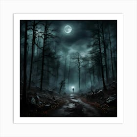 Dark Forest Art Print