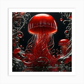 Red Jelly 22 Art Print