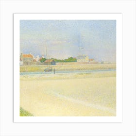 The Chanel Of Gravelines, Georges Seurat Art Print