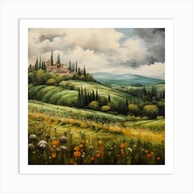 Rhapsody in Renaissance Shades 1 Art Print