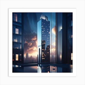 Glass Skyscraper 1 Art Print