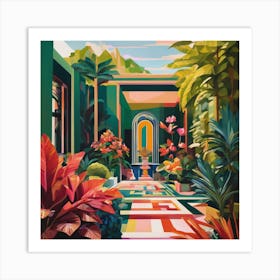 Tropical Garden Art Print