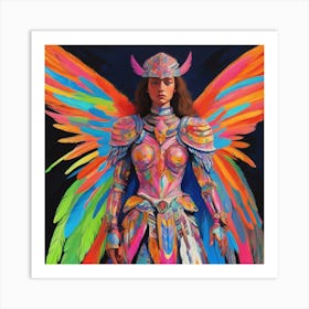 Angel Of The Rainbow Art Print