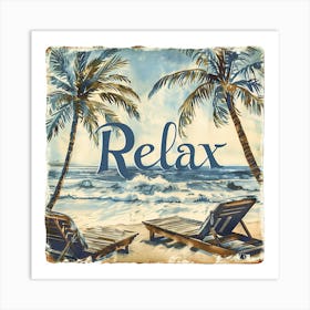 Relax Art Print