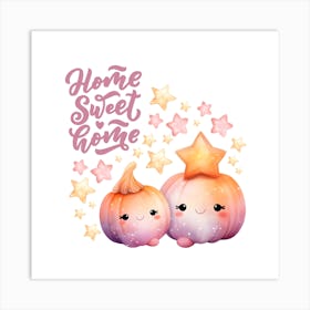 Cute Pumpkins Art Print