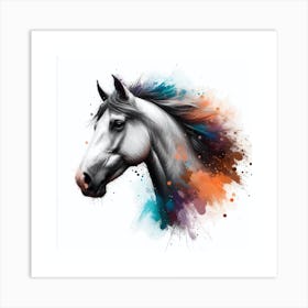 Horse Head Painting 1 Art Print