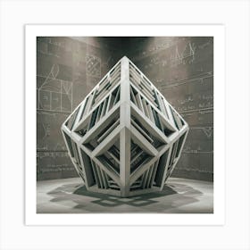 Tetrahedron Art Print