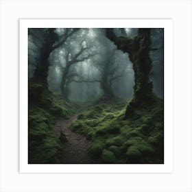 Dark Forest Art Print