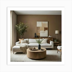 Modern Living Room 60 Art Print