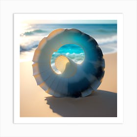 Sea Shell On The Beach, wild Art Print