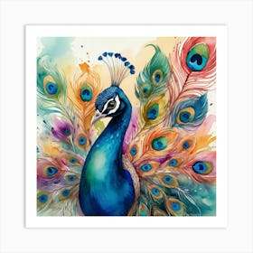 Peacock 1 Art Print