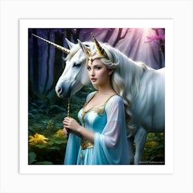 Unicorn Fairy Art Print