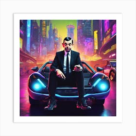 Man In Suit 2 Art Print