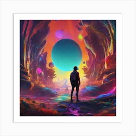 Psychedelic Painting Art Print