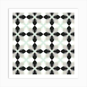 Modern Retro Pattern 23 Art Print