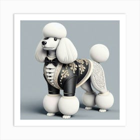 Poodle Art Print