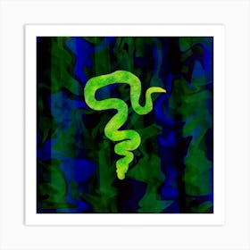 slitherin' snake Art Print