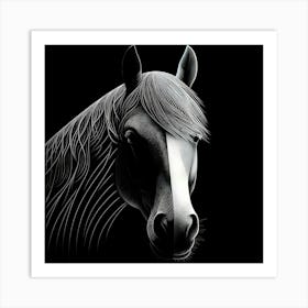 Horse Portrait 3 Art Print