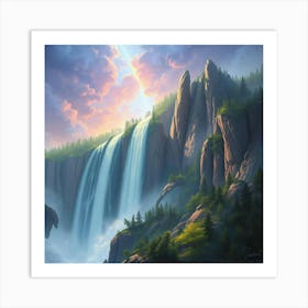 Waterfall Art Print