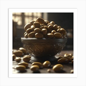 Coffee Beans In A Bowl 22 Art Print