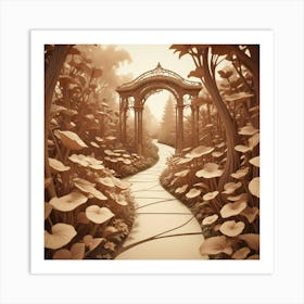 Path In The Forest Art Print