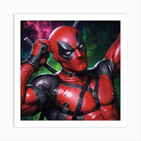 Deadpool 6 Art Print