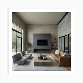 Modern Living Room 30 Art Print