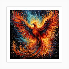 The Phoenix's Flight Art Print