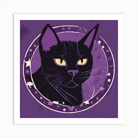 Black Cat 1 Art Print