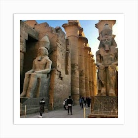 Egyptian Temple 24 Art Print