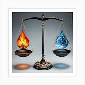 Balance Of Earth And Fire Art Print